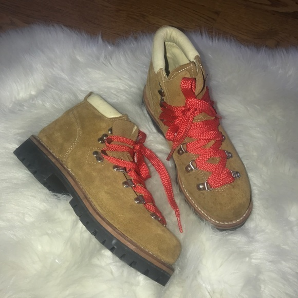 Montblanc VTG Hiking suede leather boots M6.5 W8